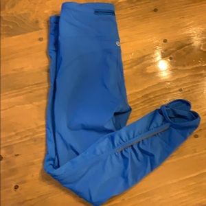 Lululemon electric blue leggings size 6